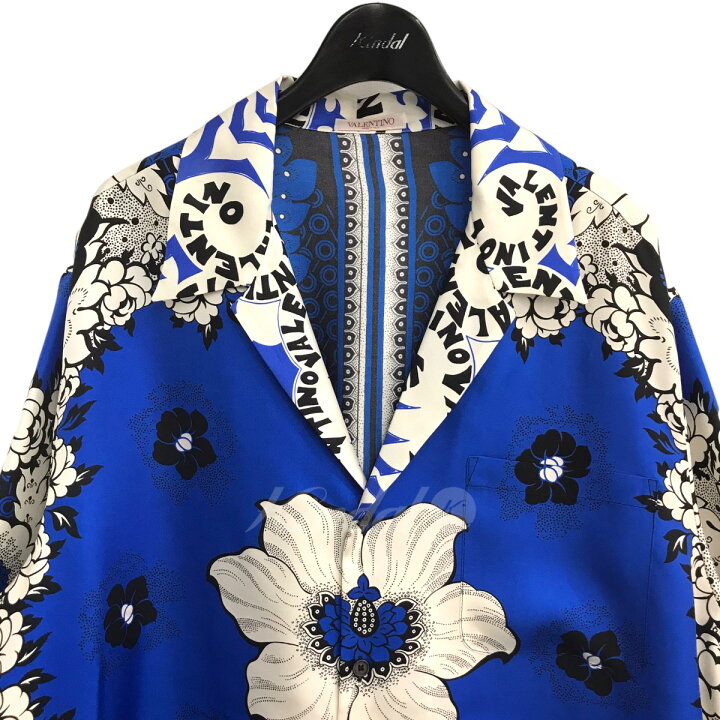 楽天市場】【中古】VALENTINO 2023SS 総柄半袖シルクシャツ 