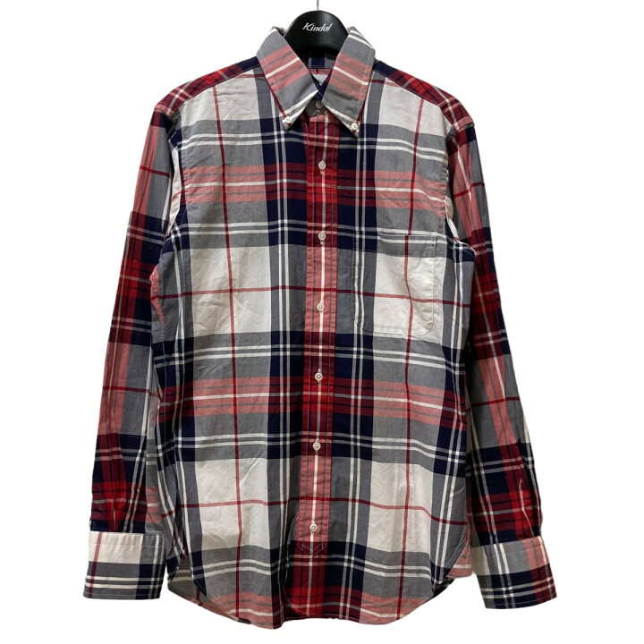 楽天市場】【中古】BLACK FLEECE BY Brooks Brothers チェックBDシャツ  