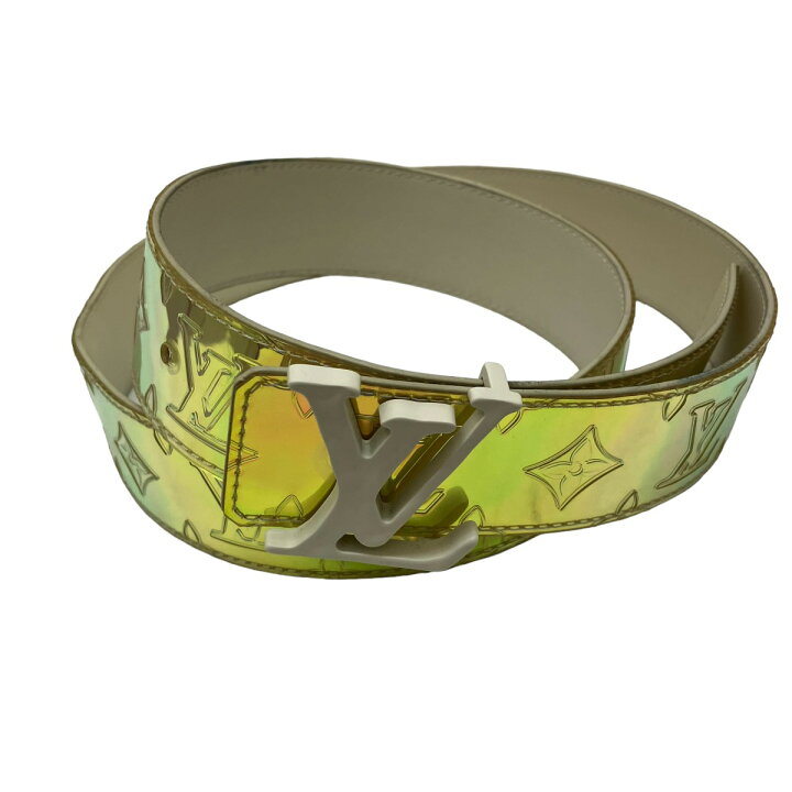 楽天市場】【中古】LOUIS VUITTONサンチュールLVシェイプベルト  