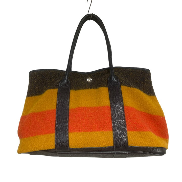 楽天市場】【中古】HERMES ロカパール ハンドバッグ オレンジ×ブラック  
