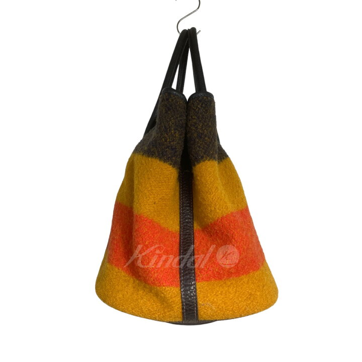 楽天市場】【中古】HERMES ロカパール ハンドバッグ オレンジ×ブラック  