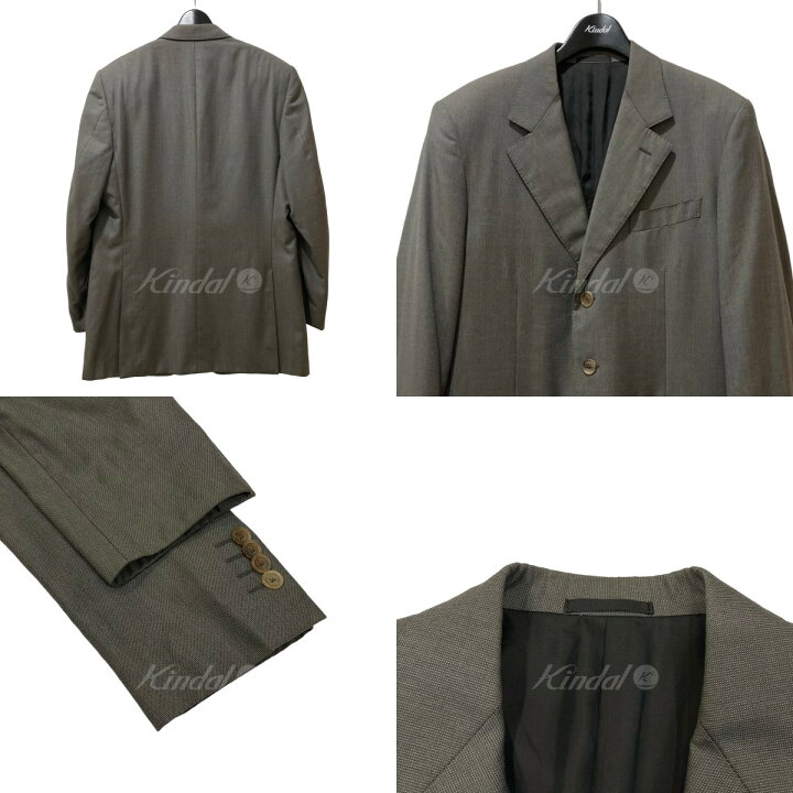 楽天市場】【中古】LOUIS VUITTONテーラードジャケット グレー サイズ 