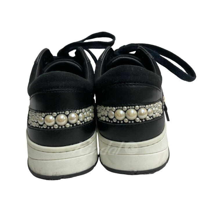 楽天市場】【中古】JIMMY CHOO パール装飾スニーカー ブラック サイズ 