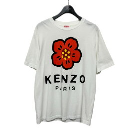 【中古】KENZO　BOKE FLOWER’ Tシャツ ホワイト サイズ：M 【050424】（ケンゾー）