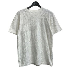 【中古】Dior　21SS オブリークジャガードTシャツ ホワイト サイズ：XS 【050424】（ディオール）
