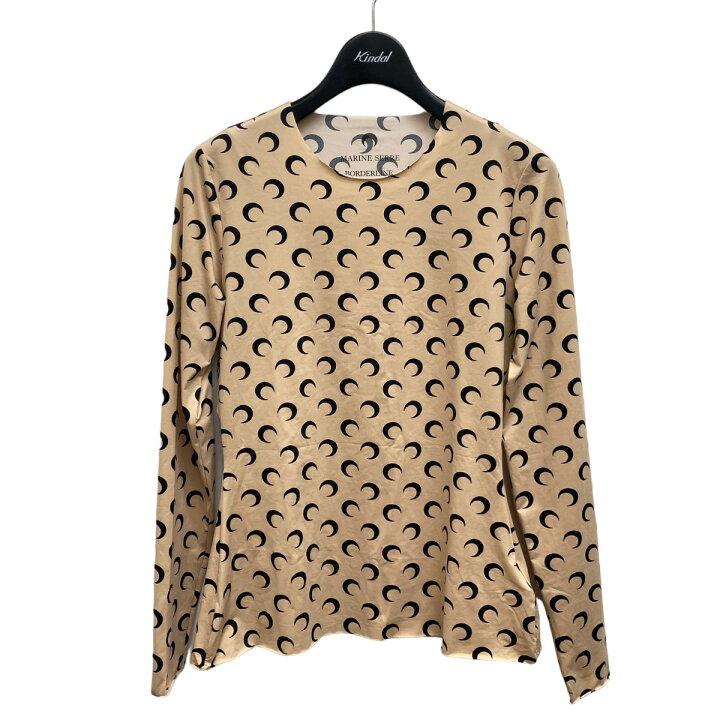 楽天市場】【中古】MARINE SERRE CRESCENT MOON PRINT JERSEY TOP 