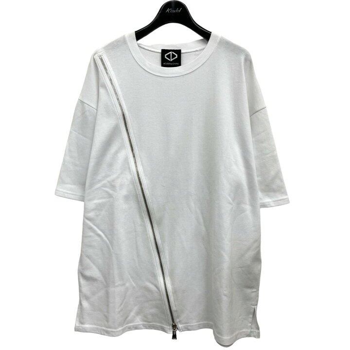 楽天市場】【中古】ACUOD by CHANU 「Diagonal Zip T-Shirts」 ジップ 