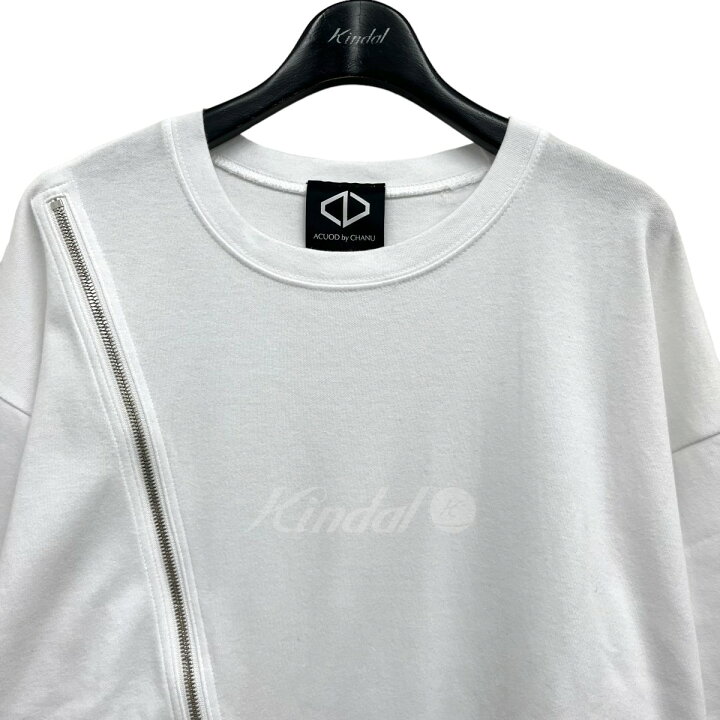楽天市場】【中古】ACUOD by CHANU 「Diagonal Zip T-Shirts」 ジップ 