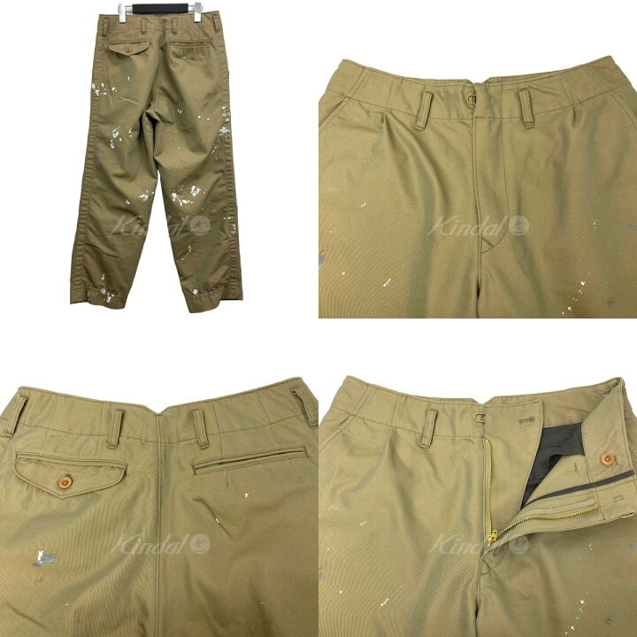 楽天市場】【中古】kolor ペイントパンツ ベージュ サイズ：1 【050424 