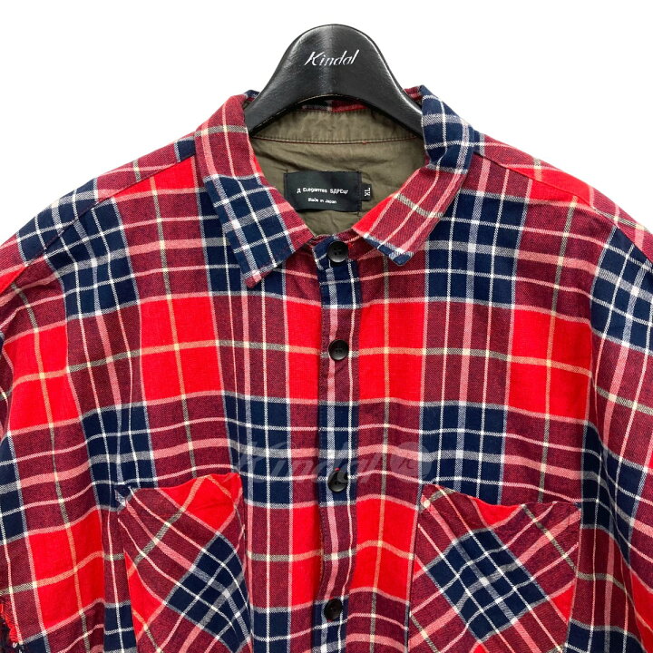 楽天市場】【中古】A Elegantes SAPEur ノースリーブチェックシャツ  