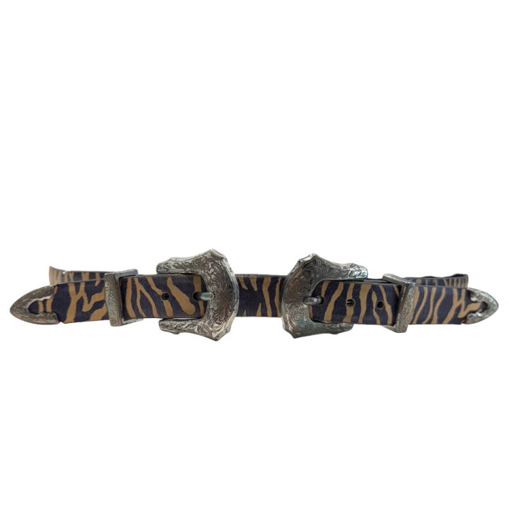 楽天市場】【中古】TOGA VIRILISレオパード ダブルバックルベルト 