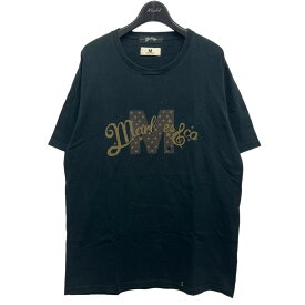 【中古】MARBLES × M THANK YOU FRIENDS　ロゴプリントTシャツ ブラック サイズ：XL 【050424】（マーブルズ エムサンキューフレンズ）