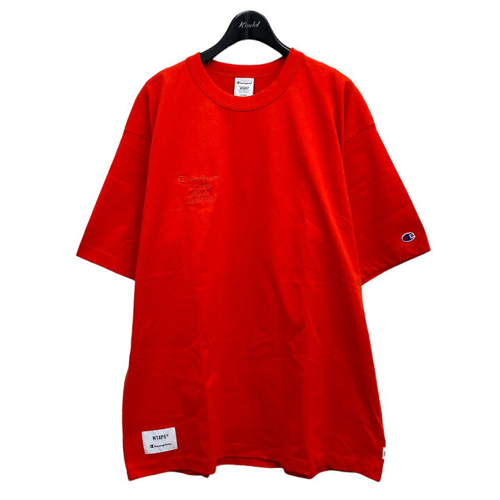 楽天市場】【中古】WTAPS×Champion Tシャツ オレンジ サイズ：XL 