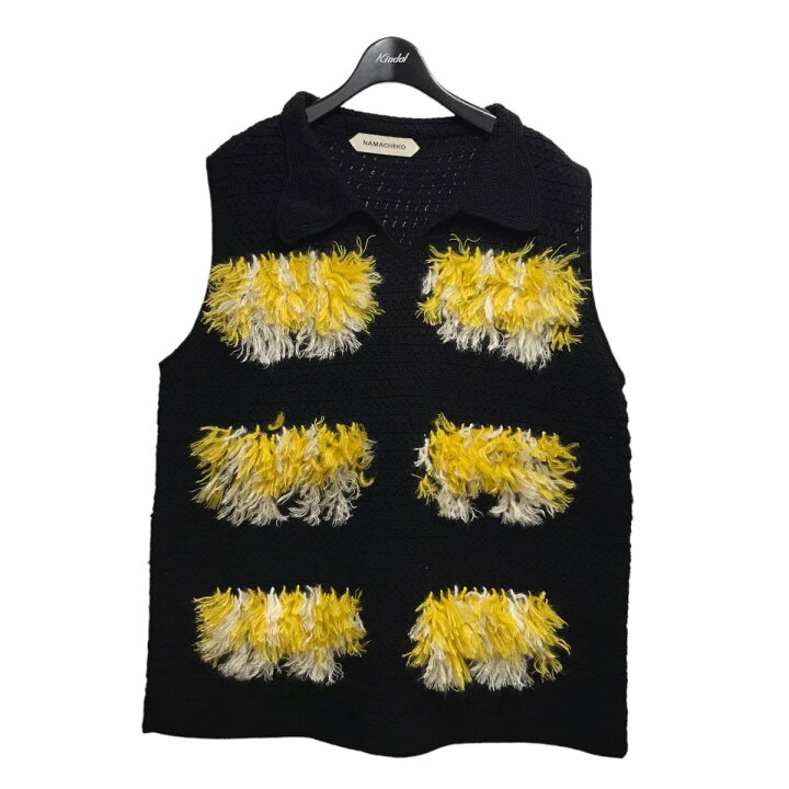 楽天市場】【中古】NAMACHEKO 23SS「Baran Polo」フリンジニットベスト 