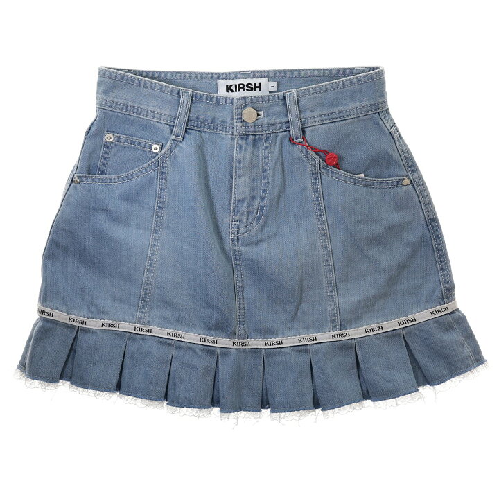 楽天市場】【中古】KIRSH デニムミニスカート ライトインディゴ サイズ 