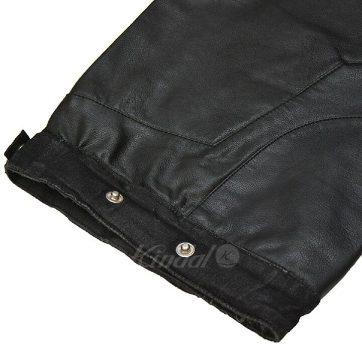 楽天市場】【中古】WHEN SMOKE CLEARS フェイクレザー切替パンツ 