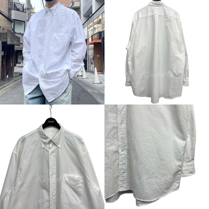 楽天市場】【中古】COMOLI 23SS オックスBDシャツX01-02009 ホワイト 