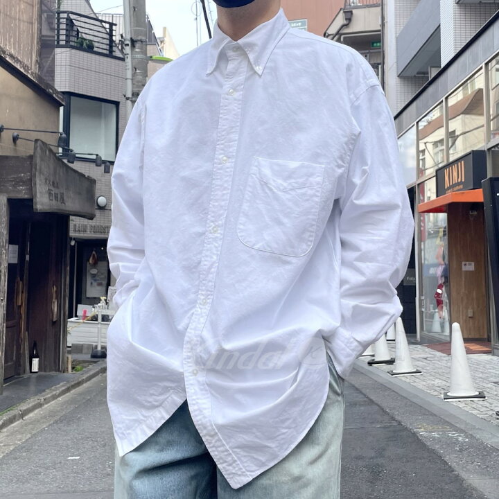 楽天市場】【中古】COMOLI 23SS オックスBDシャツX01-02009 ホワイト 