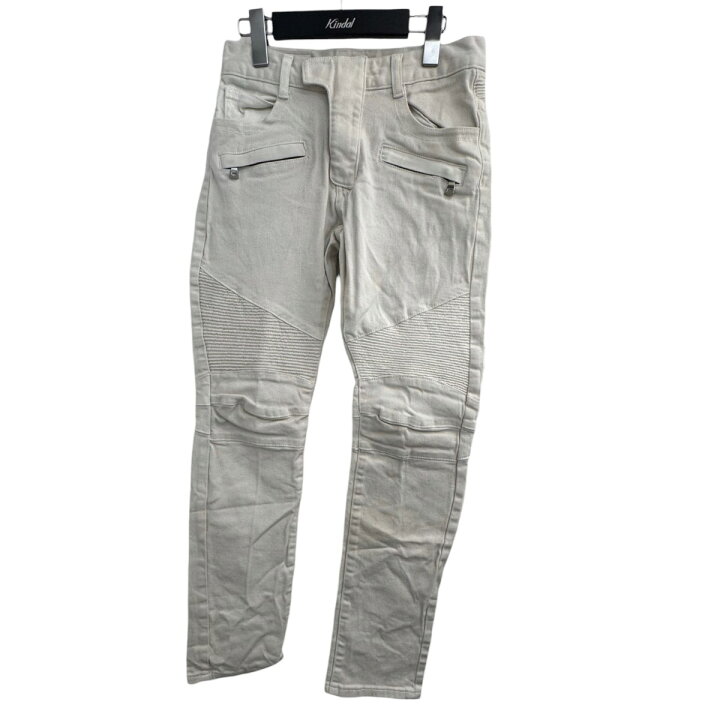 楽天市場】【中古】BALMAINバイカーデニム ホワイト サイズ：28【価格 