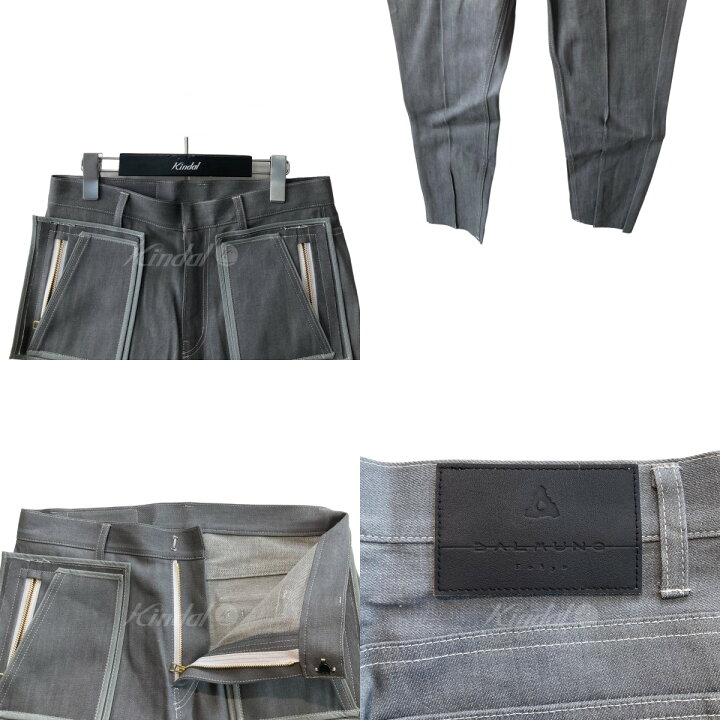 楽天市場】【中古】BALMUNGデニムレイヤーポケット カットオフ パンツ 