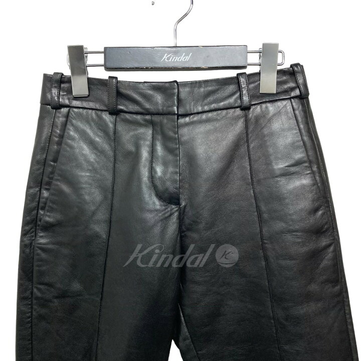 楽天市場】【中古】BALMAINレザーパンツ ブラック サイズ：34【価格 