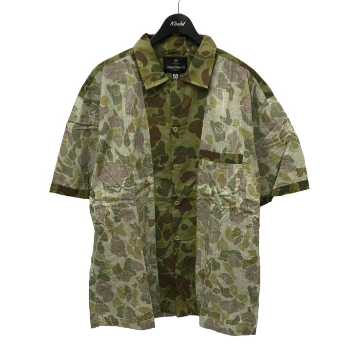 楽天市場】【中古】NIGEL CABOURN 23SS S-52 CAMP COLLAR SHIRT - CAMO 