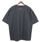 【中古】MAISON MARGIELA　22AW OVERSIZE GMT DYE T-SHIRT Washed Black Tシャツ ブラックグレー調 サイズ：44 【060424】（メゾンマルジェラ）