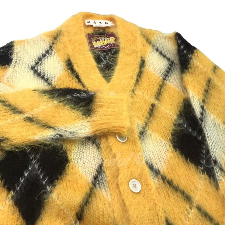 楽天市場】【中古】MARNIアーガイルモヘアカーディガン CDMG0051Q1 