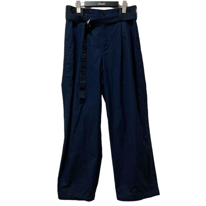 楽天市場】【中古】sacai コットン ウェザーミックス ドロストパンツ 