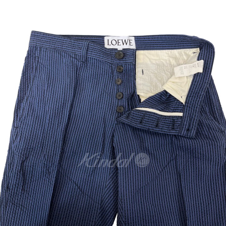 楽天市場】【中古】LOEWE シアサッカーストライプフィッシャーマン 
