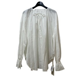 【中古】BLACK by moussygather neck blouse ギャザーネックブラウス 070ES330-0130 ホワイト サイズ：F【価格見直し】