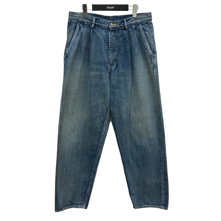 楽天市場】【中古】Graphpaper Selvage Denim Two Tuck Tapered Pants 