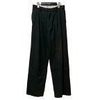 【中古】MATSUFUJI　Modified Farmers Trouser スラックスパンツ m211-0401 ブラック サイズ：2 【080424】（マツフジ）