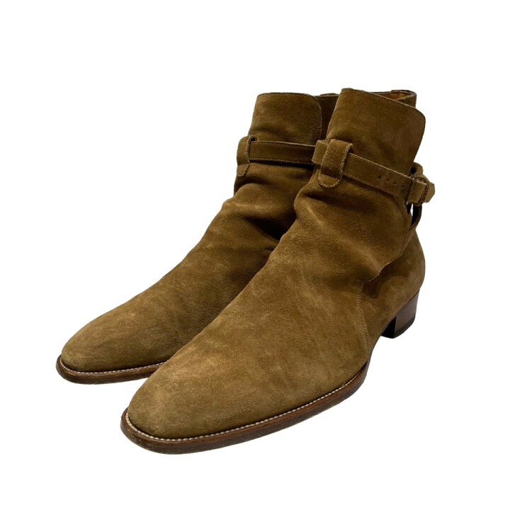 サンローランSAINT LAURENTショートブーツ 茶色 楽天市場】【中古  