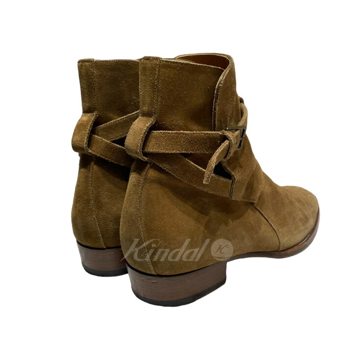 中古】SAINT LAURENT ワイアットジョッパーブーツ スエード 43 443200  