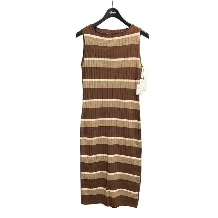 楽天市場】【中古】Her lip to「Cotton Striped Ribbed Knit Dress  