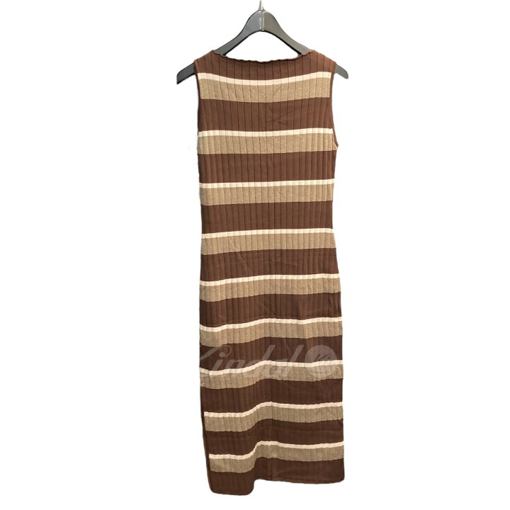楽天市場】【中古】Her lip to「Cotton Striped Ribbed Knit Dress 