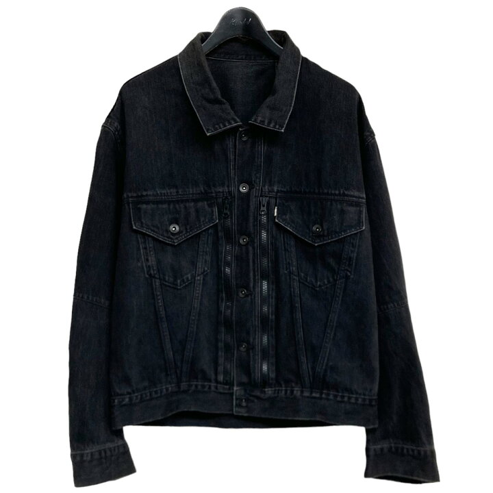 楽天市場】【中古】Essay デニムジャケット ブラック サイズ：M 