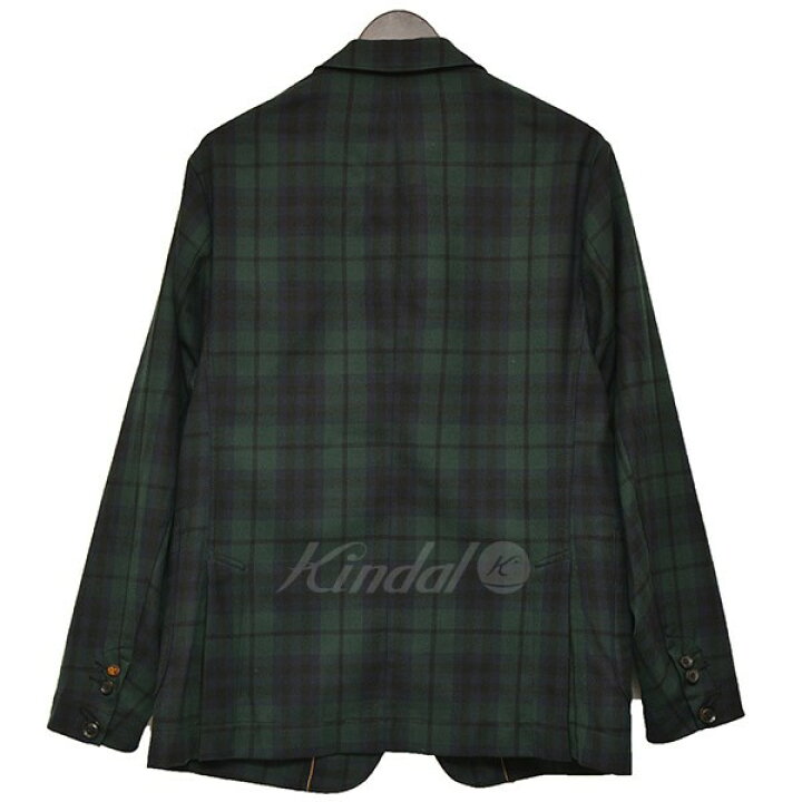 楽天市場】【中古】45R梳毛ウールのみゆきジャケット チェック柄 