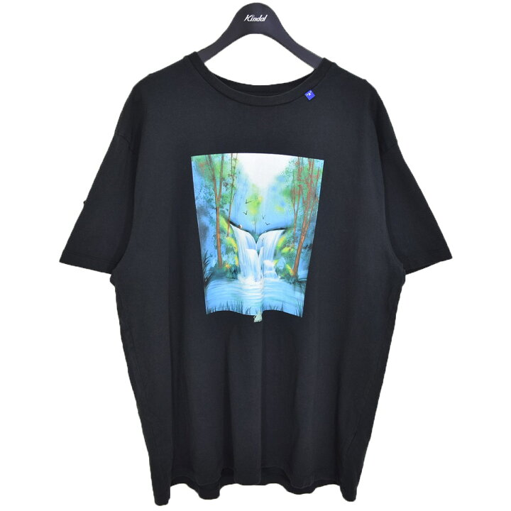 楽天市場】【中古】OFF WHITE Water Fall Print S／S Tee プリントT 