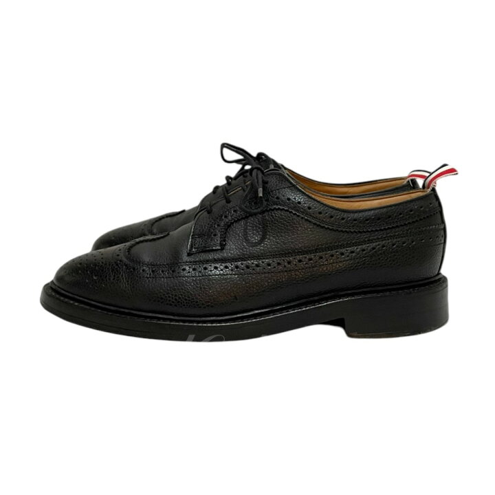 楽天市場】【中古】THOM BROWNE ウイングチップシューズ ブラック 