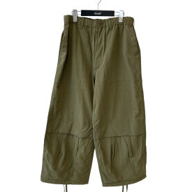 【中古】SASQUATCHfabrix．　24SS UTILITY KNEES CARGO PANTS オリーブ サイズ：L 【100424】（サスクワァッチファブリックス．）