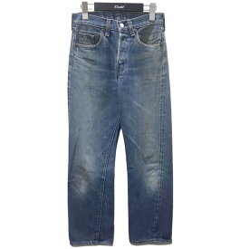 【中古】LEVI’S　80s デニムパンツ 501 ボタン裏524 赤耳 米国製 2510601008 インディゴ サイズ：W27 L29 【100424】（リーバイス）