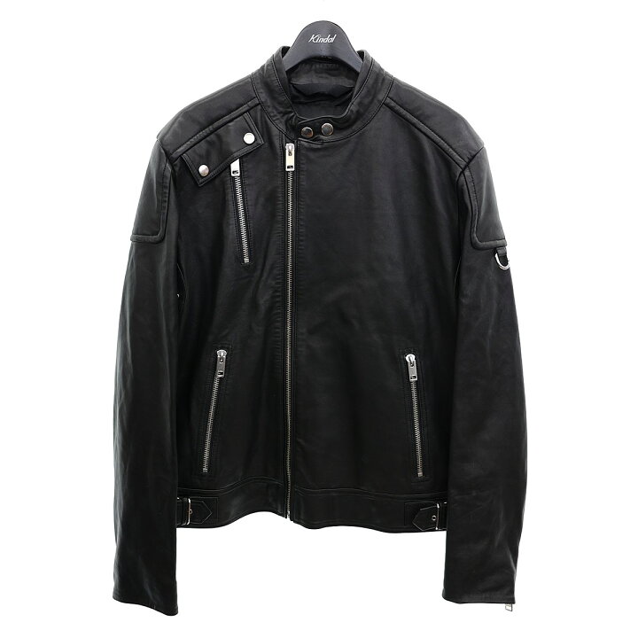 楽天市場】【中古】DIESEL 羊革 シングルライダースジャケット 
