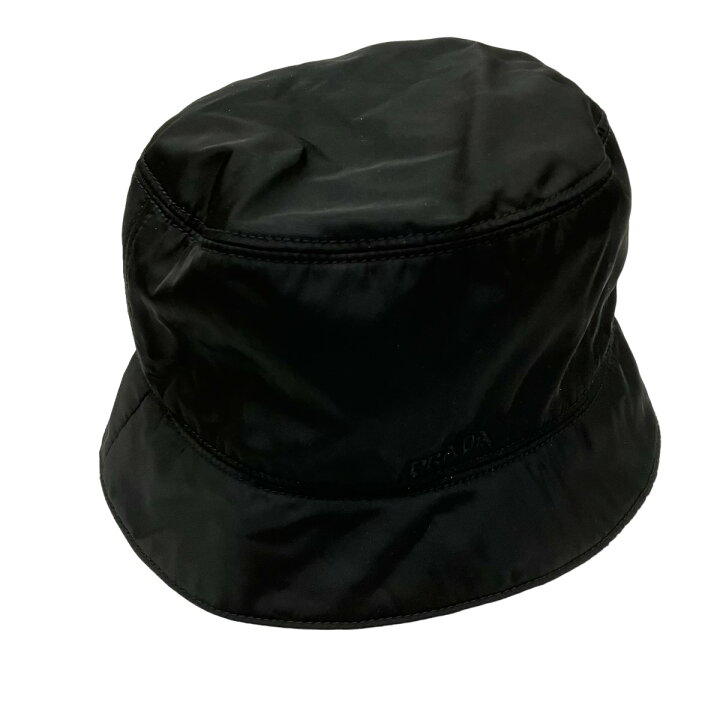 楽天市場】【中古】PRADA刺繍 バケットハット ブラック サイズ：L  