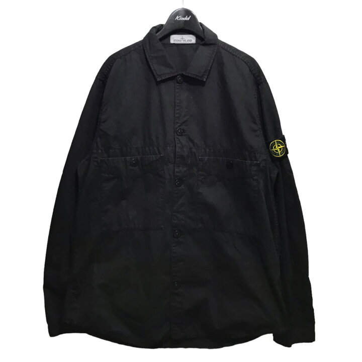 楽天市場】【中古】STONE ISLAND ガーメントダイコットンワークシャツ 