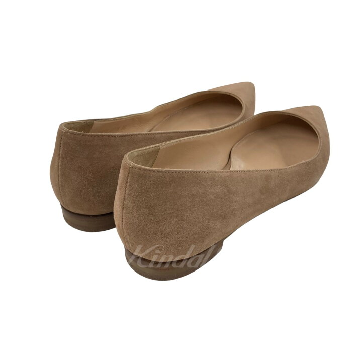 楽天市場】【中古】Gianvito Rossiスエードフラットパンプス 20879 