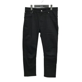 【中古】Nudie Jeans×BEAMS　別注 THIN FINN デニムパンツ DRY BLACK インディゴ サイズ：33 【100424】（ヌーディージーンズ×ビームス）