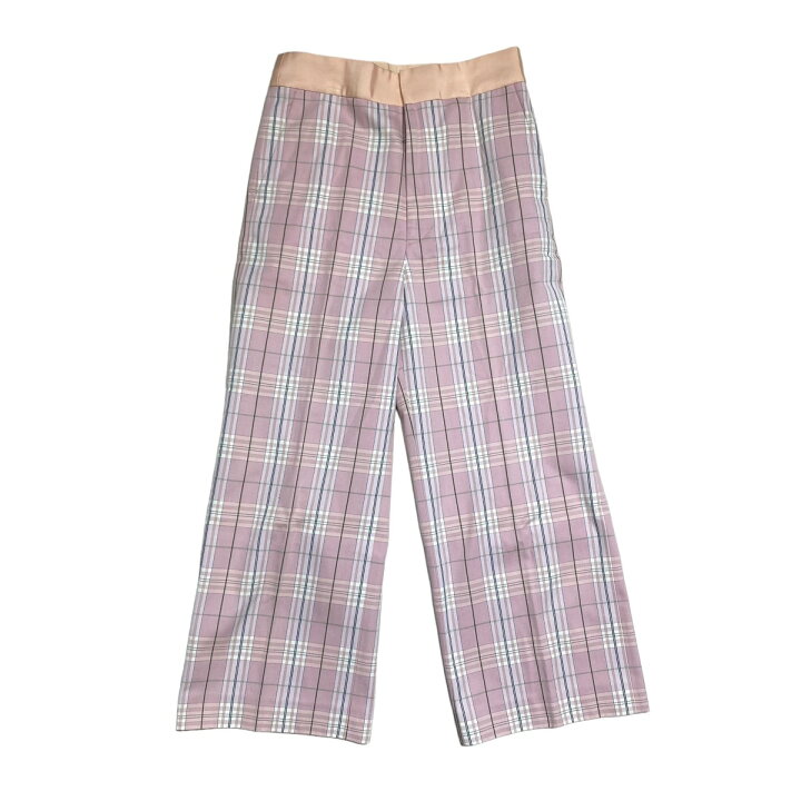 楽天市場】【中古】DRAWERタータンチェックワイドパンツ／6514 236  