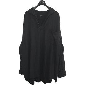 【中古】COMOLI2022SS シルクスキッパーシャツ V01 02004 ブラック サイズ：3【価格見直し】